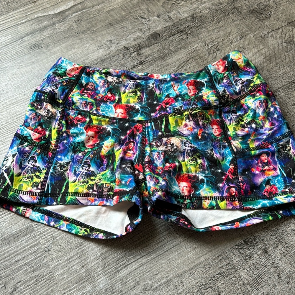 Hocus Pocus Barbells N Pizza Shorts
